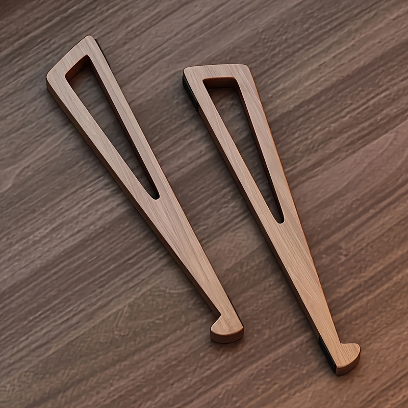 Laptop Accessories All In One - Portable Foldable Wooden Laptop Stand -