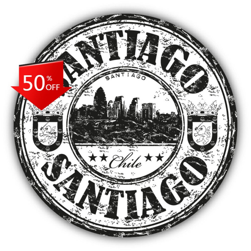Laptop Unique Accessories - Santiago Chile Grunge Travel Aesthetic Car