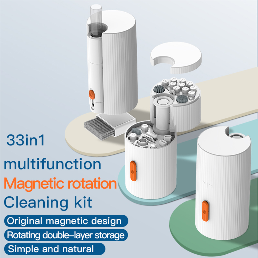 Laptop Accessories All In One - 33-in-1 Magnetic Rotating Electronic Cleaning Kit