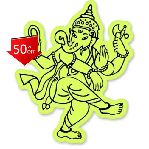 Laptop Unique Accessories - Ganesh Ganesha Dancing Cool Car Boat