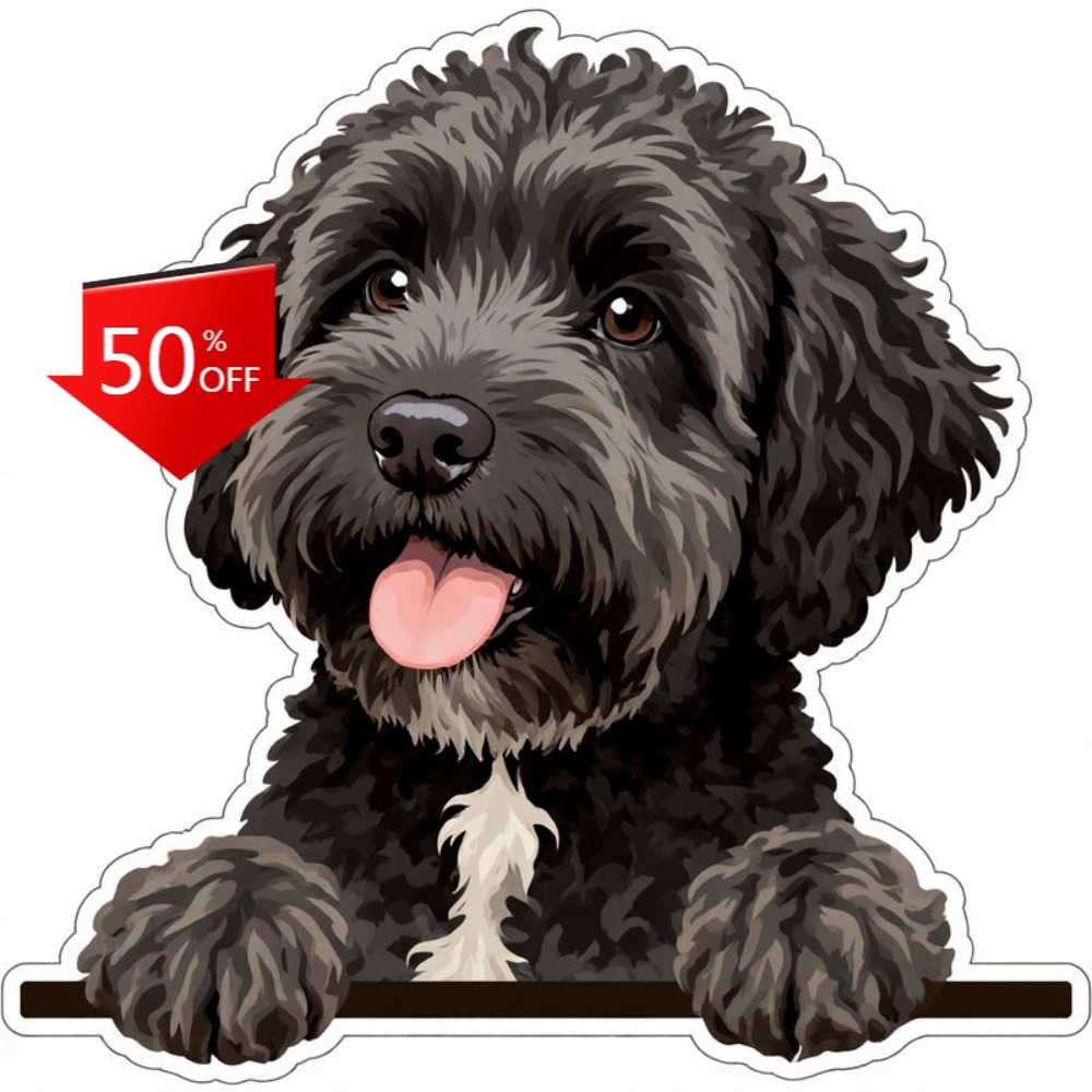 Laptop Unique Accessories - for Pets Waterproof, Self-Adhesive, Cute Car
