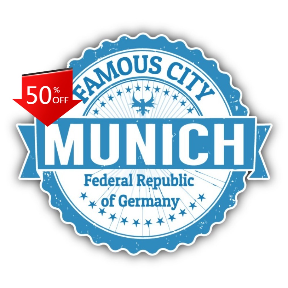 Laptop Unique Accessories - Munich City Germany Grunge Funny Car