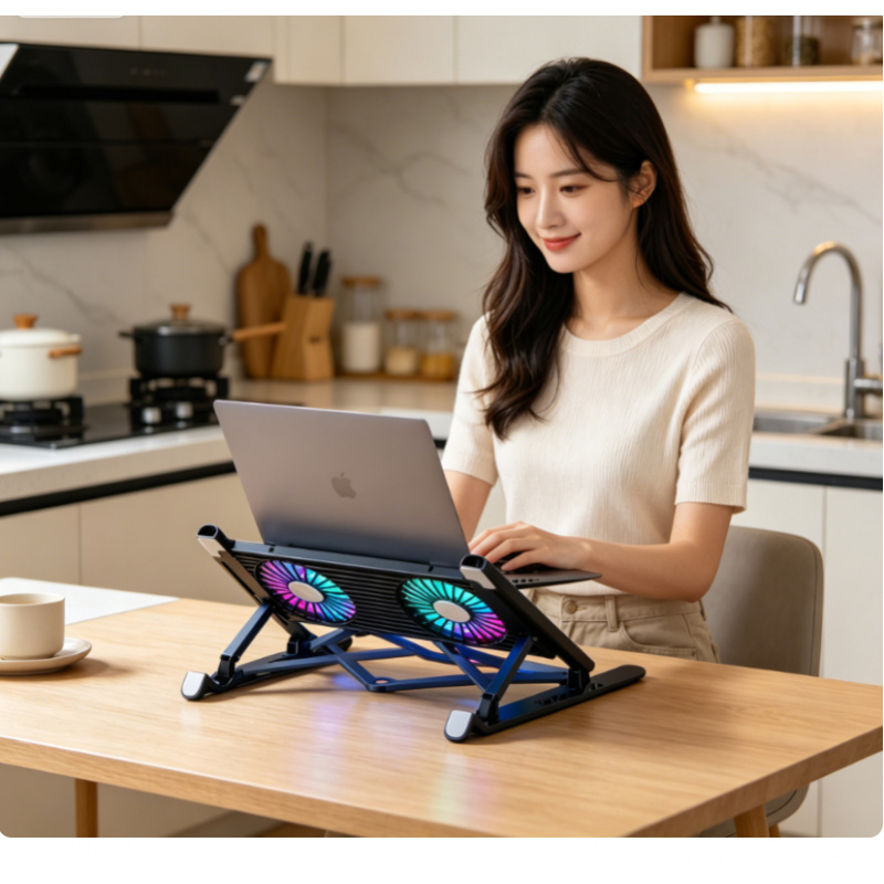 Laptop Accessories Cooling Pad - New Laptop Cooler Base Stand Foldable