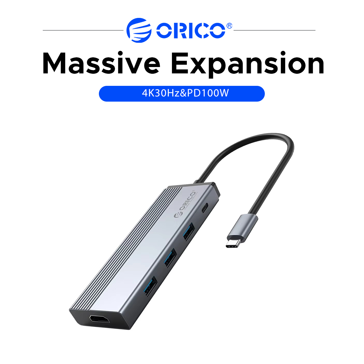 ORICO 5 in 1 USB C Hub Multipo - огляд і ціна Laptop Accessories Hub