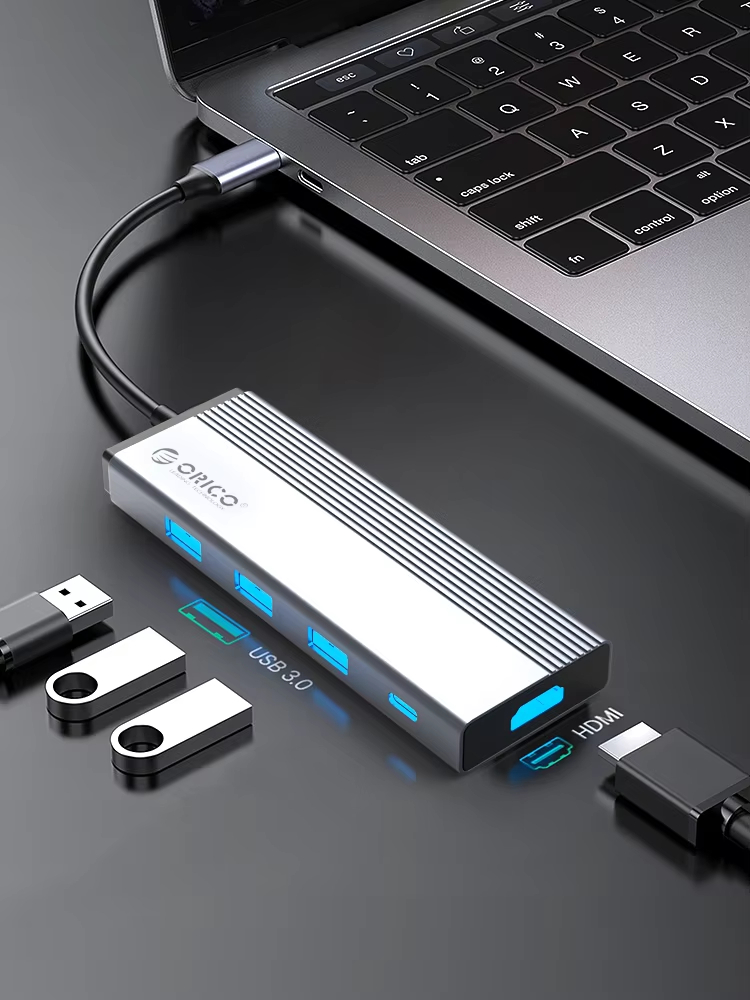 ORICO 5 in 1 USB C Hub Multipo - огляд і ціна Laptop Accessories Hub