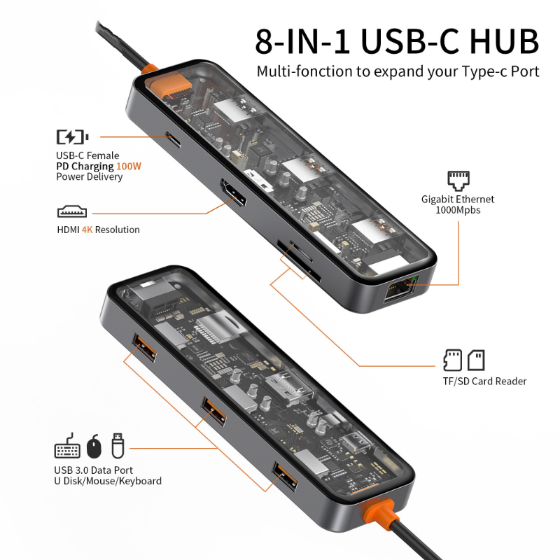 USB Type-C Hub with HDMI - Ess - огляд і ціна Laptop Accessories Essential