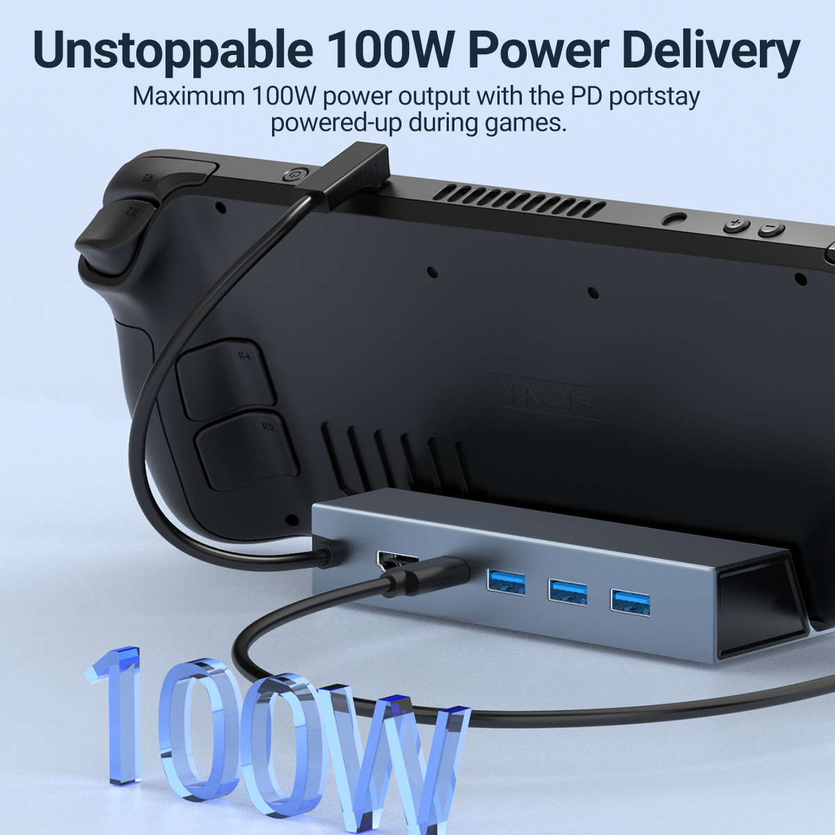 5 In 1 USB-C Game Hub Type-C C - огляд і ціна Laptop Accessories Hub