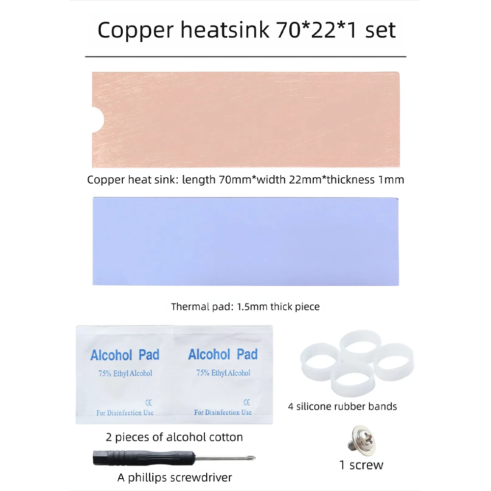 M.2 SSD Heatsink for NVMe NGFF - огляд і ціна Laptop Accessories Cooling Pad