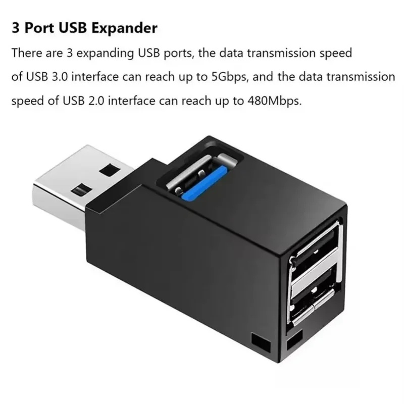 USB 3.0 2.0 Rotatable 3 Ports  - огляд і ціна Laptop Accessories Hub
