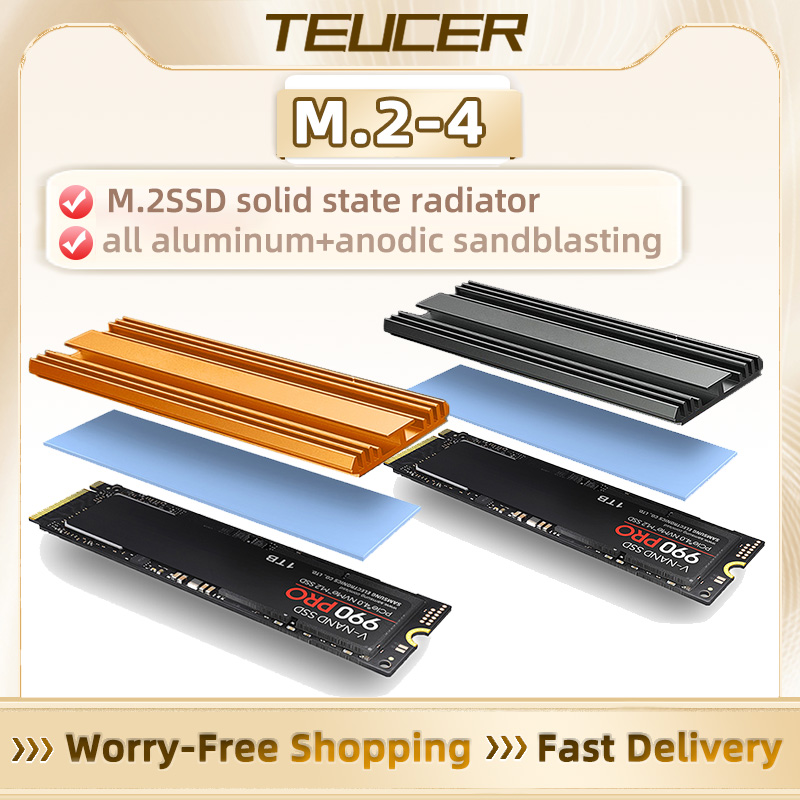 TEUCER M.2 2280 NVMe SSD Alumi - огляд і ціна Laptop Accessories Cooling Pad