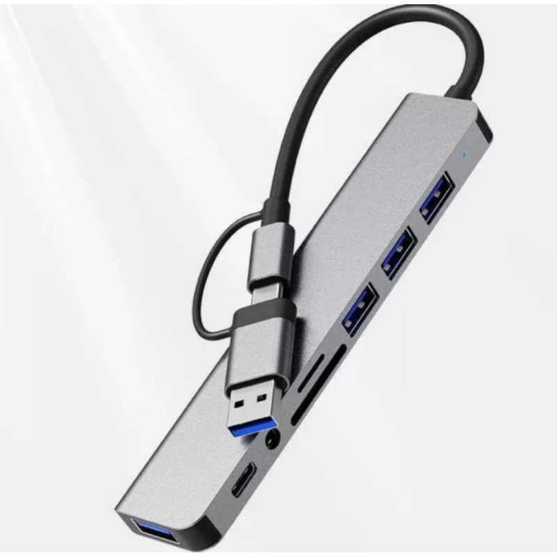 Dual-Head Type-C 8-in-1 Multi- - огляд і ціна Laptop Accessories Hub