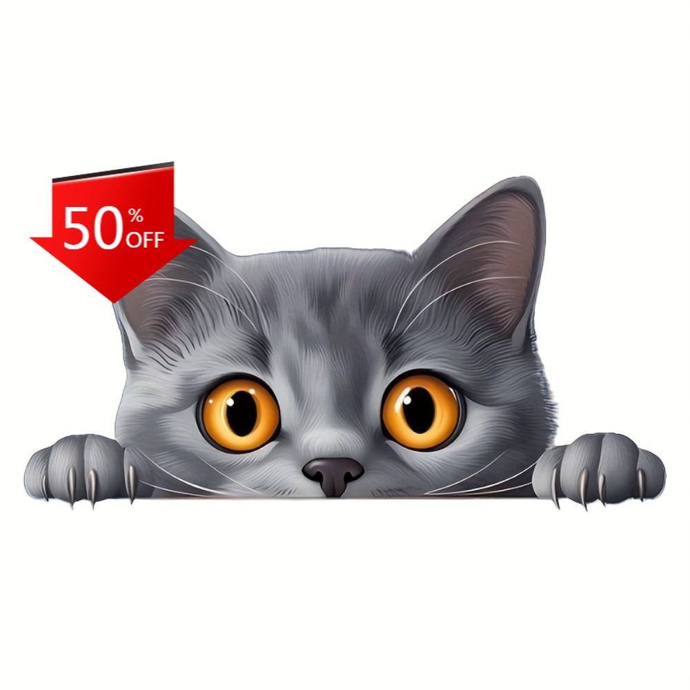 A Small Gray Cat Cute Car Lapt - огляд і ціна Laptop Unique Accessories