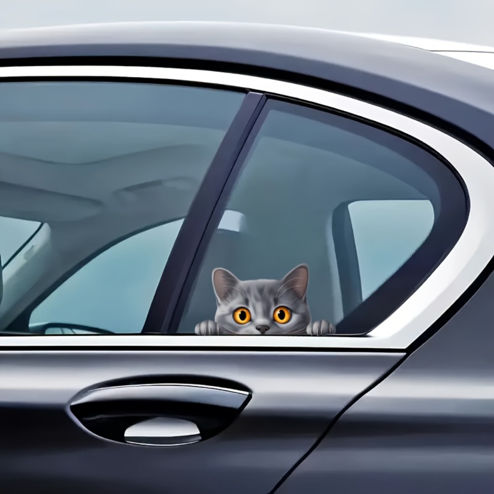 A Small Gray Cat Cute Car Lapt - огляд і ціна Laptop Unique Accessories
