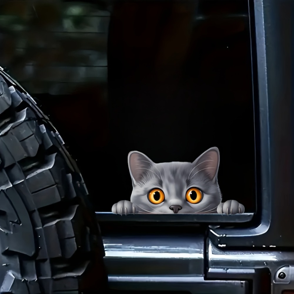 A Small Gray Cat Cute Car Lapt - огляд і ціна Laptop Unique Accessories