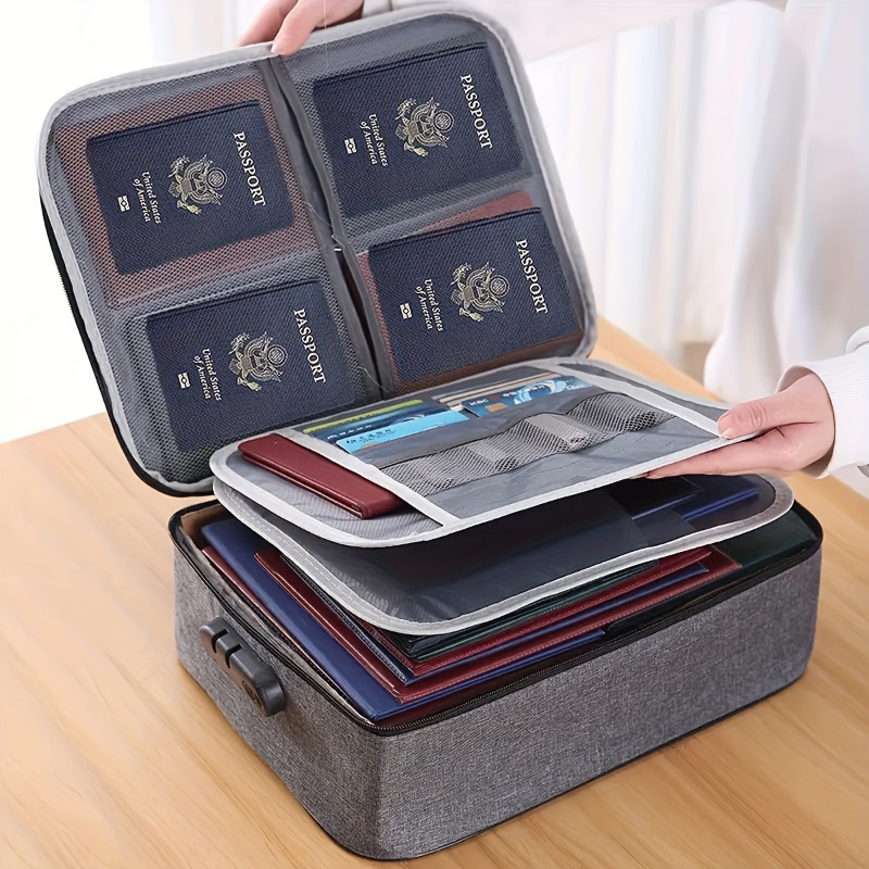 Lockable File Storage Bag,3-La - огляд і ціна Laptop Accessories Organizer Bag