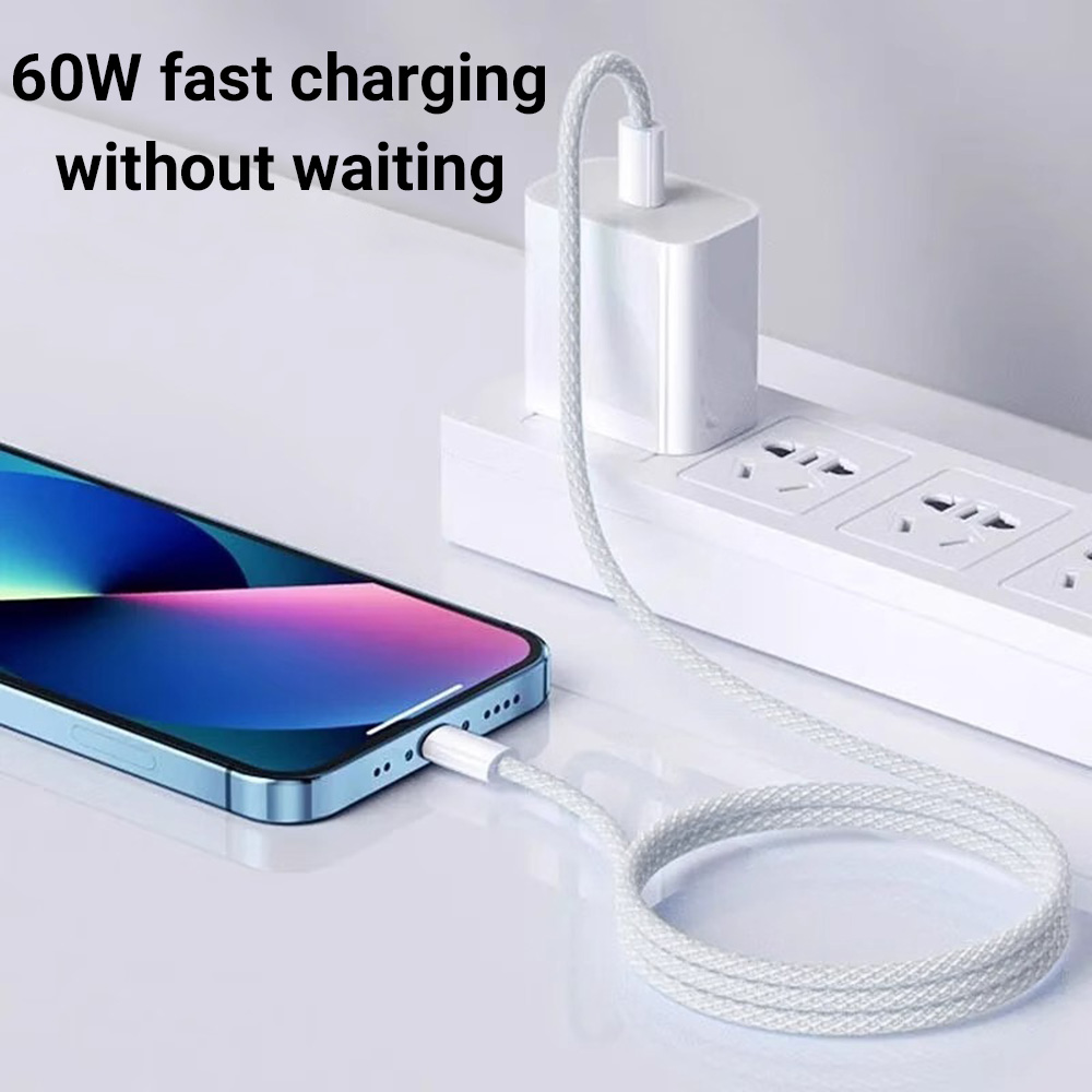60W USB-C to USB-C Braided PD  - огляд і ціна Laptop Accessories Essential