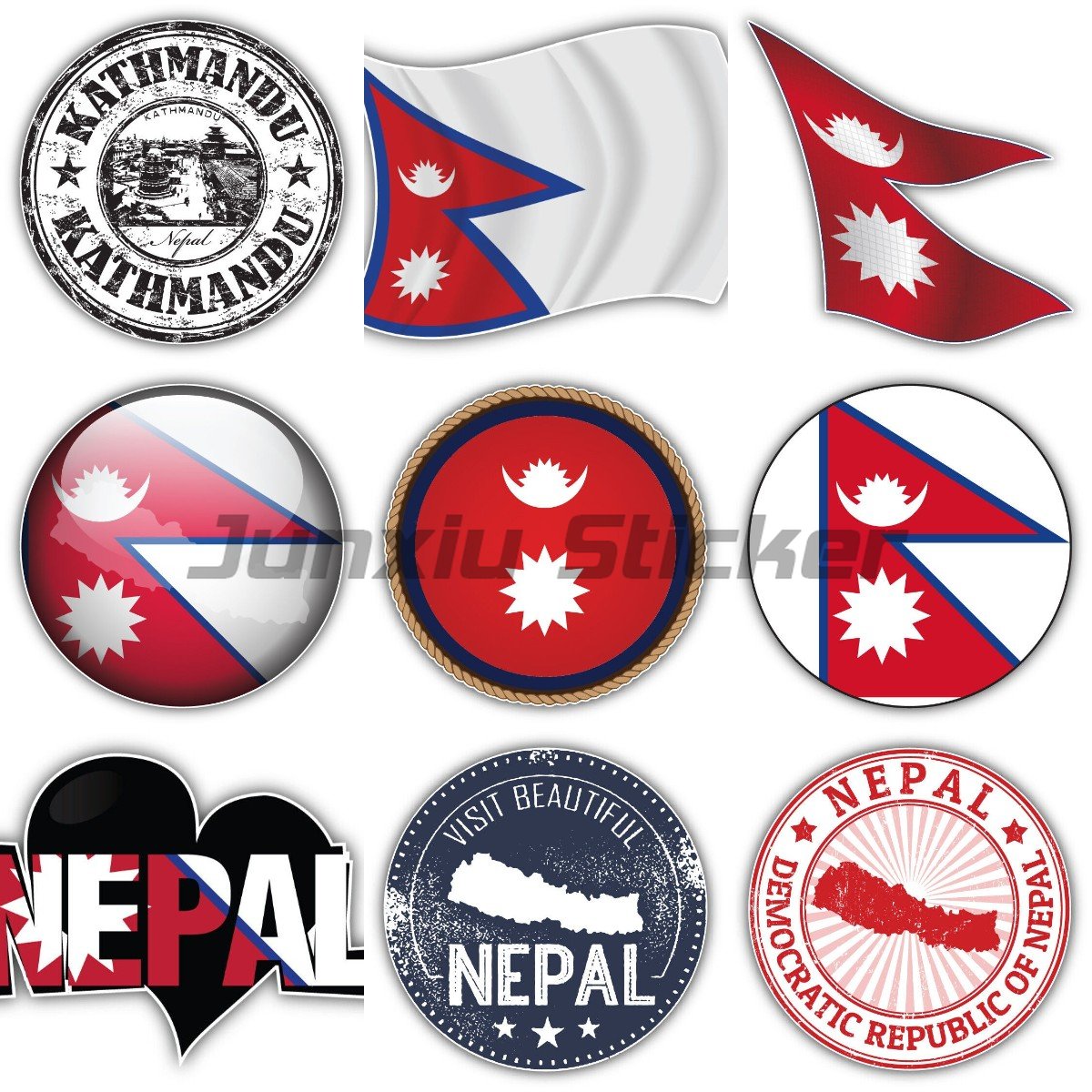 Nepal Flag Bumper Vinyl Bicycl - огляд і ціна Laptop Accessories In Nepal