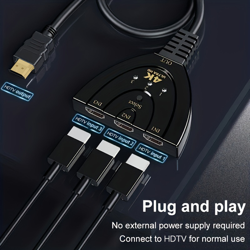 4K*2K 3 Port HDTV-compatible S - огляд і ціна Laptop Accessories Hub