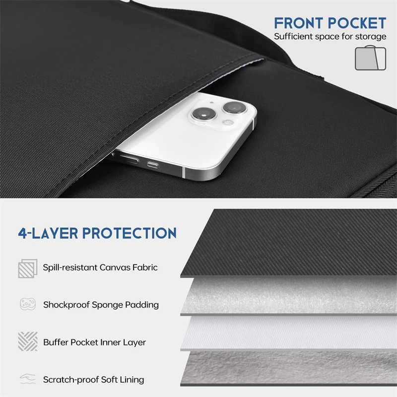Waterproof Shockproof Handle B - огляд і ціна Laptop Accessories Organizer Bag
