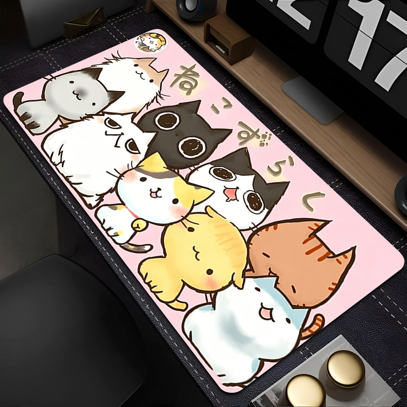 White Cartoon Mouse Pad Gamer  - огляд і ціна Laptop Accessories Essential