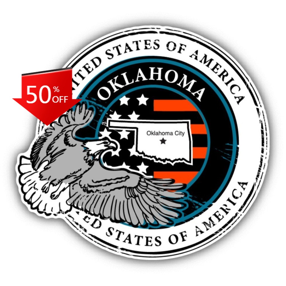 Oklahoma USA Grunge Rubber Aes - огляд і ціна Laptop Unique Accessories