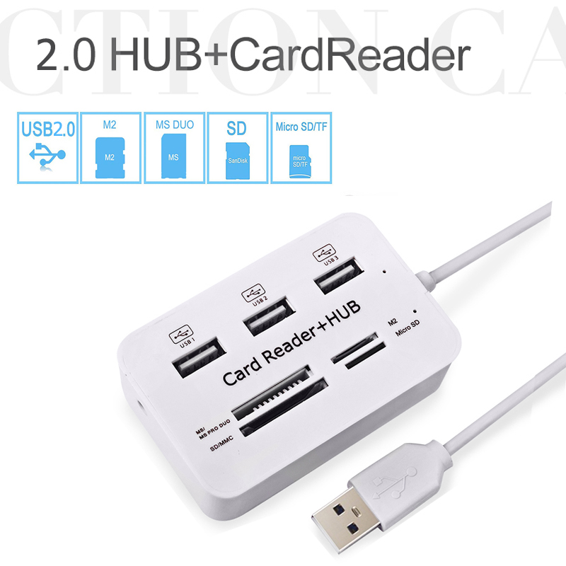 USB Hub 2.0 3 Ports TF Micro S - огляд і ціна Laptop Accessories All In One