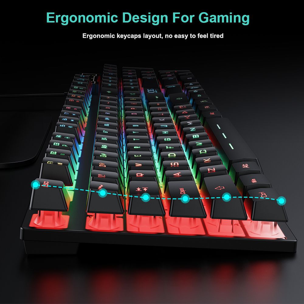 Waterproof Luminous Wired Gami - огляд і ціна Laptop Accessories Combo Set