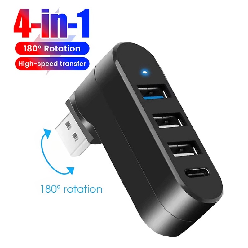4 Port Multi USB 2.0 HUB Mini  - огляд і ціна Laptop Accessories Hub