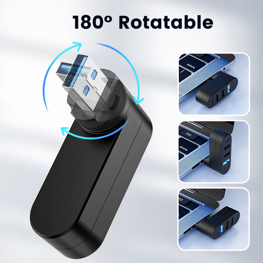 4 Port Multi USB 2.0 HUB Mini  - огляд і ціна Laptop Accessories Hub