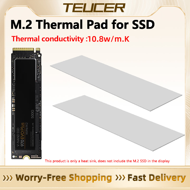 TEUCER M.2 Thermal Pad 10.8W/m - огляд і ціна Laptop Accessories Cooling Pad