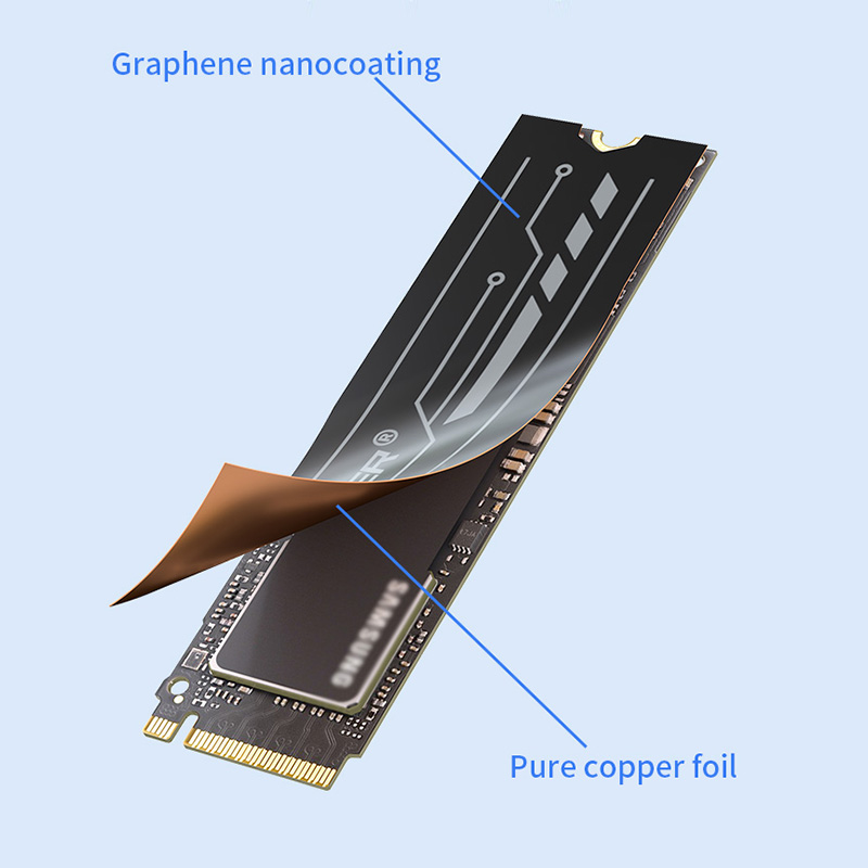 TEUCER Graphene M.2 SSD Heat S - огляд і ціна Laptop Accessories Cooling Pad