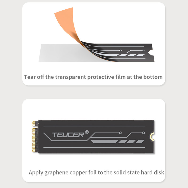TEUCER Graphene M.2 SSD Heat S - огляд і ціна Laptop Accessories Cooling Pad
